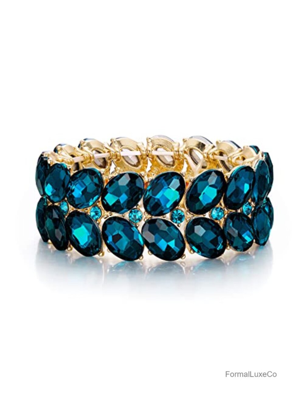 Austrian Crystal Stretch Bangle Bracelet Wedding Bridesmaid Gift